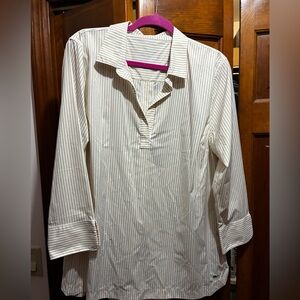 Vineyard vines performance striped tunic shirt